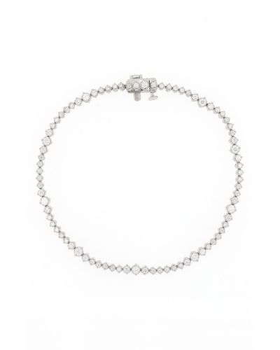 Bony Levy Diamond Tennis Bracelet - White