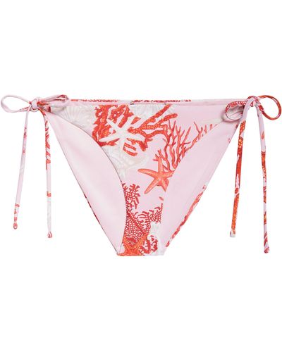 Versace Trésor De La Mer String Bikini Bottoms - Pink
