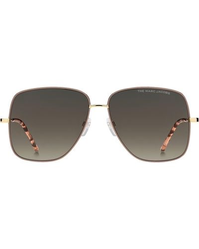 Marc Jacobs 59mm Gradient Square Sunglasses - Multicolor