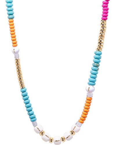 Brook and York Paloma Beaded Necklace - Blue
