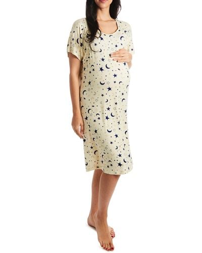 Everly Grey Rosa Jersey Maternity Hospital Gown - Multicolor