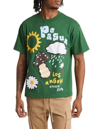 PacSun Garden Club Graphic T-shirt - Green