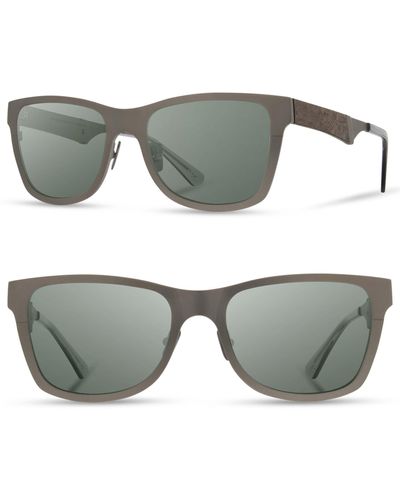 Shwood Canby 54mm Polarized Sunglasses - Gray