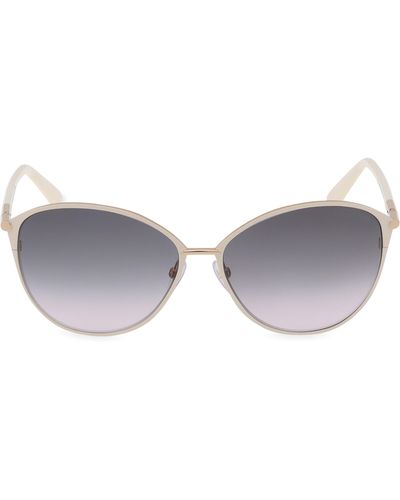 Tom Ford Penelope 59mm Gradient Round Sunglasses - Multicolor