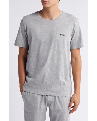BOSS Mix Match Pajama T-shirt - Gray