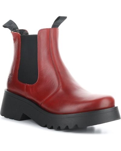 Fly London Medi Chelsea Boot - Red
