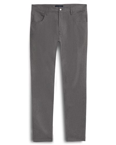 Bugatchi Stretch Cotton Pants - Gray
