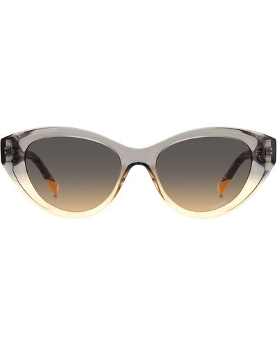 Missoni 53mm Oval Cat Eye Sunglasses - Multicolor