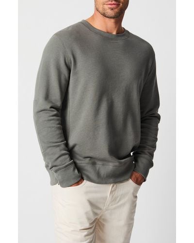 Billy Reid Dock Elbow Patch Sweatshirt - Gray