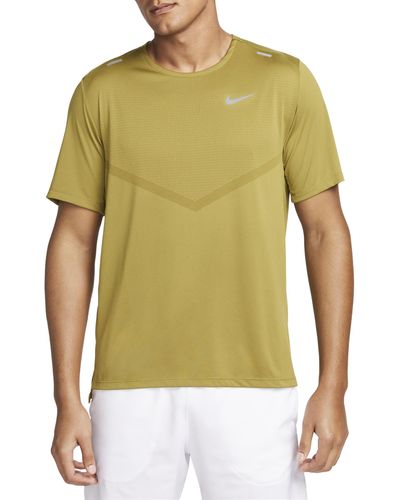 Nike Dri-fit 365 Running T-shirt in Green for Men | Lyst