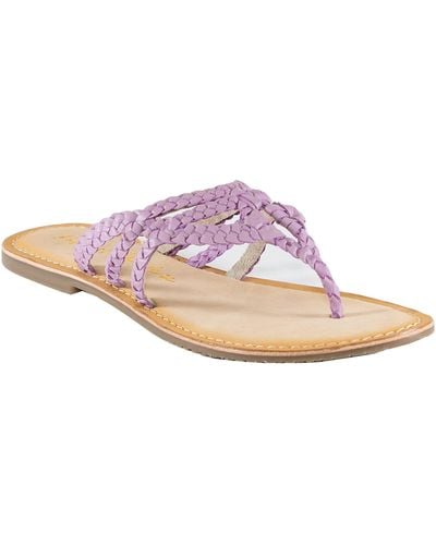 Band Of The Free Vela Braided Strappy Sandal - Pink