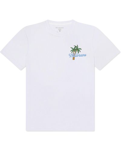 MAVRANS Beverly Hills Organic Cotton Graphic T-shirt - White