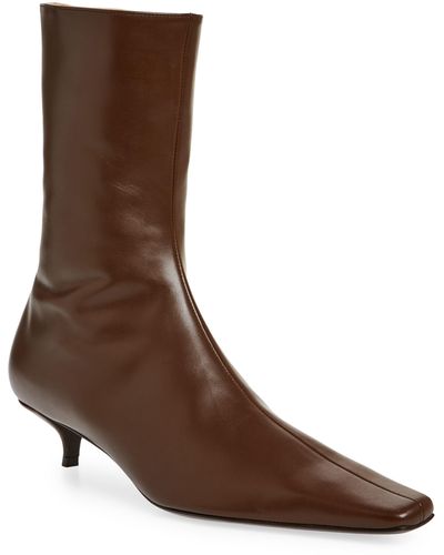 The Row Shrimpton Ankle Boot - Brown