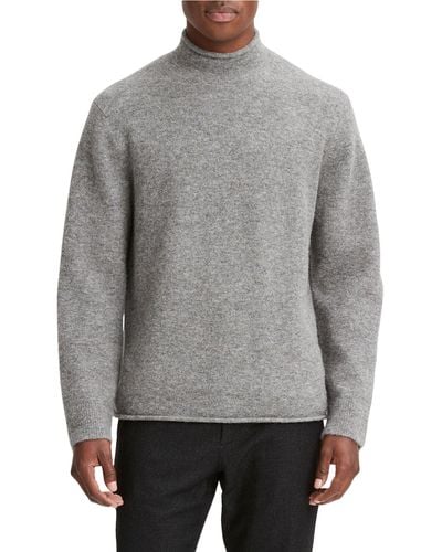 Vince Roll Neck Sweater - Gray