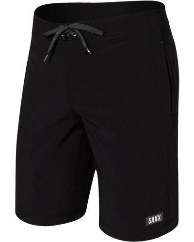 Saxx Underwear Co. Betawave 2n1 9-inch Board Shorts - Black