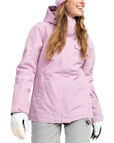 Roxy Billie Waterproof Insulated Snow Jacket - Pink