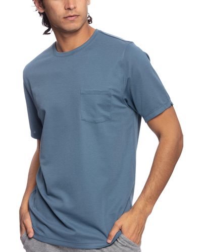 Fundamental Coast Westport Pocket Crewneck T-shirt - Blue