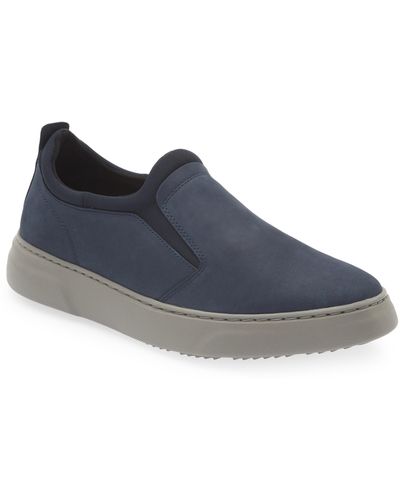 Samuel Hubbard Shoe Co. Flight Leather Slip-on - Blue