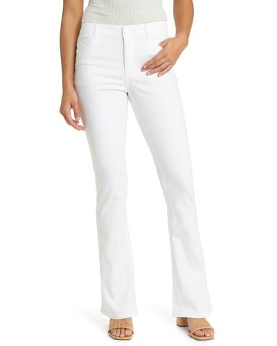 Wit & Wisdom 'ab'solution High Waist Bootcut Jeans - White