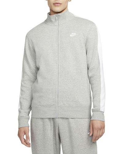 Nike Sportswear Club Zip Track Jacket - Gray