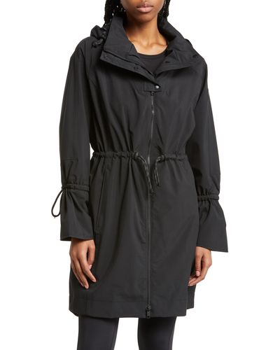 Lolë Piper Waterproof Oversize Rain Jacket - Black