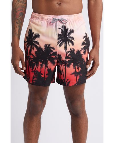 Open Edit Recycled Volley Swim Trunks - White