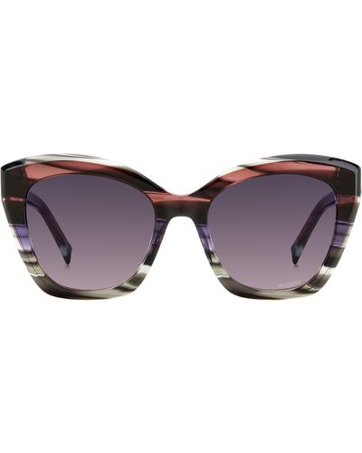 Missoni 54mm Cat Eye Sunglasses - Purple
