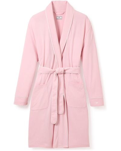 Petite Plume Luxe Pima Cotton Maternity Robe - Pink