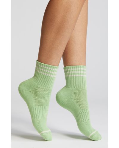 LE BON SHOPPE Girlfriend Quarter Socks - Green