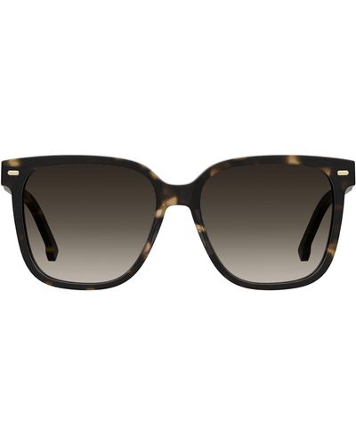 Carrera 55mm Rectangular Sunglasses - Black
