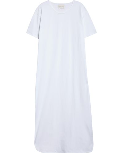 Loulou Studio Arue Pima Cotton T-shirt Dress - White
