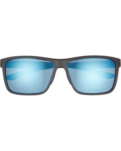 Smith Riptide 61mm Polarized Sport Square Sunglasses - Blue