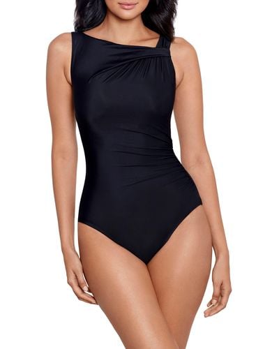 Miraclesuit Rock Solid Avra Underwire One-piece Swimsuit - Blue
