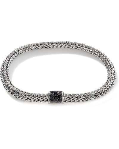 John Hardy Icon Pavé Sapphire Chain Bracelet At Nordstrom - Black