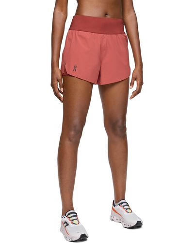 On Shoes Running Shorts - Red