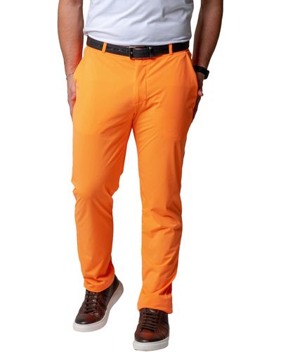 Maceoo Sun Slim Fit Pants At Nordstrom - Orange