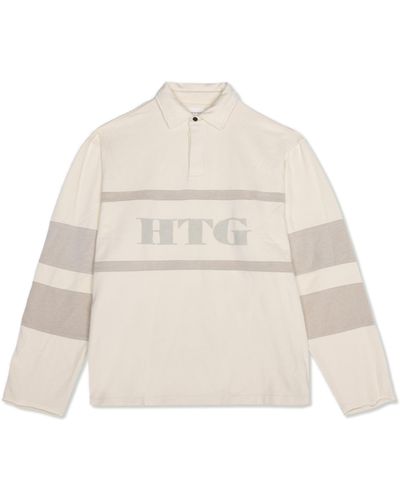 Honor The Gift Oversize Cotton Rugby Polo - Natural