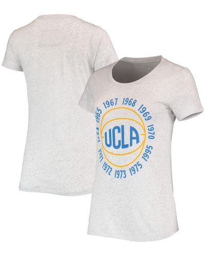 HOMEFIELD Ucla Bruins Vintage National Champions Basketball Tri-blend T-shirt At Nordstrom - White