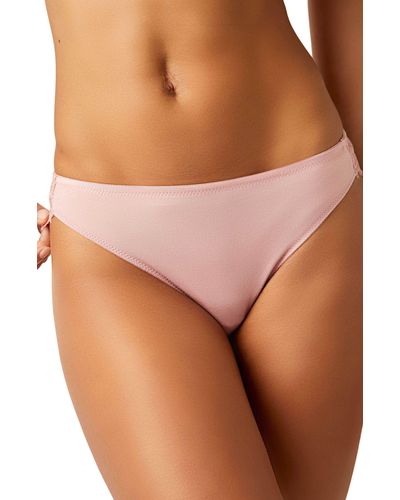 Free People Intimately Fp Happier Than Ever Briefs - Brown