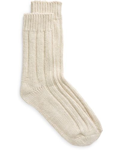 Birkenstock Cotton Twist Crew Socks - White