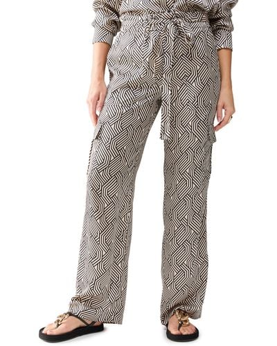 Sanctuary All Tied Up Cargo Pants in Gray Lyst