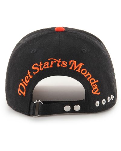 DIET STARTS MONDAY X '47 Orioles Wool Blend Baseball Cap - Black