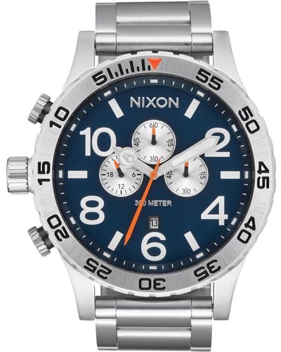 Nixon 51-30 Chronograph Bracelet Watch - Blue