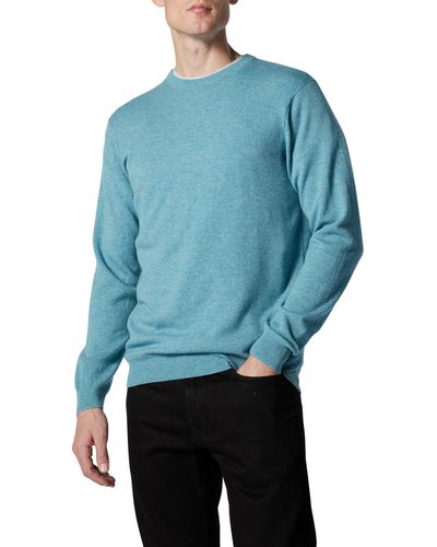 Rodd & Gunn Queenstown Wool & Cashmere Sweater - Blue