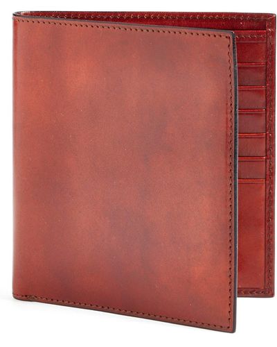 Bosca Old Leather Card Wallet - Red
