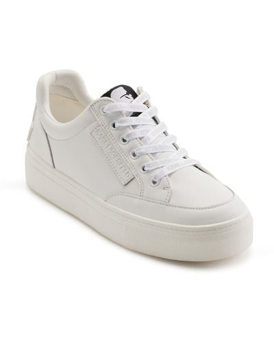 Karl Lagerfeld Calico Logo Sneaker - White