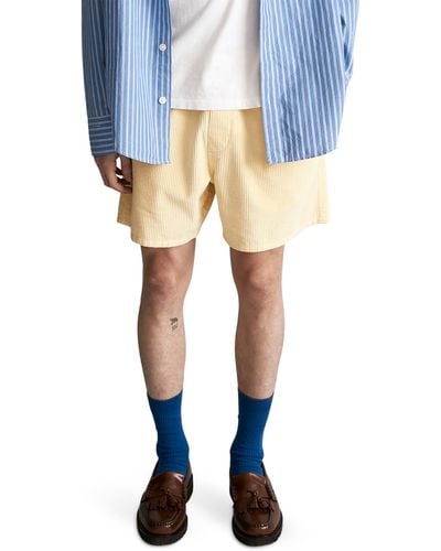 Madewell Corduroy Everywear Shorts - Blue