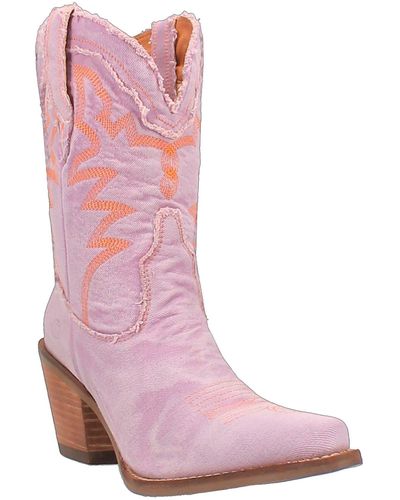 Dingo Y'all Need Dolly Western Boot - Pink