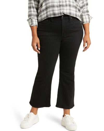 Madewell Kick Out Crop Jeans - Black