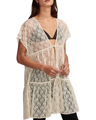 Lucky Brand Festival Lace Tiered Wrap - Multicolor